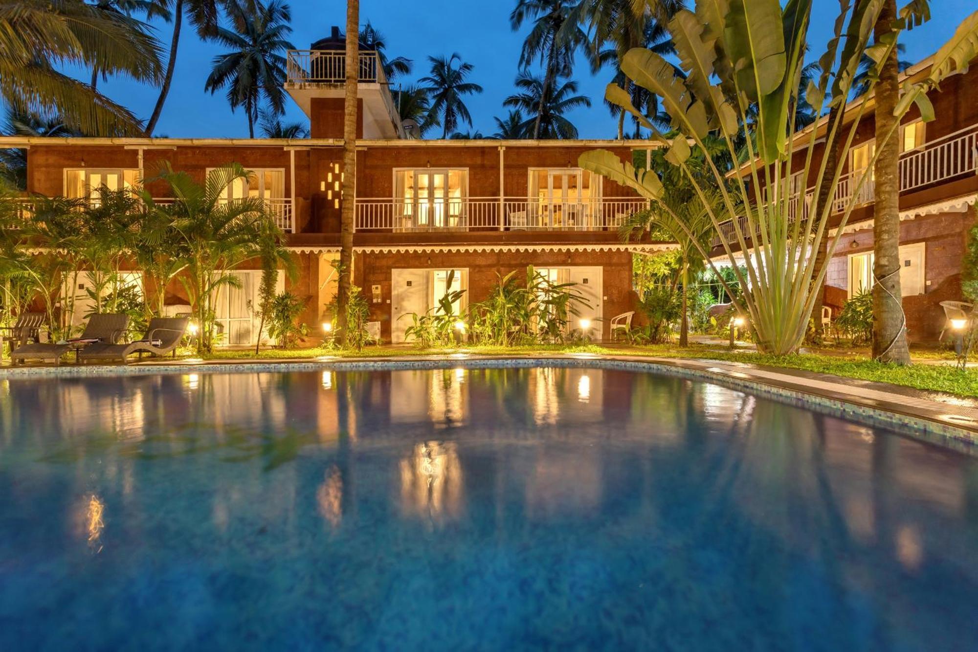 Skon Morjim Beach Resort By Orion Hotels Old Goa Exterior foto